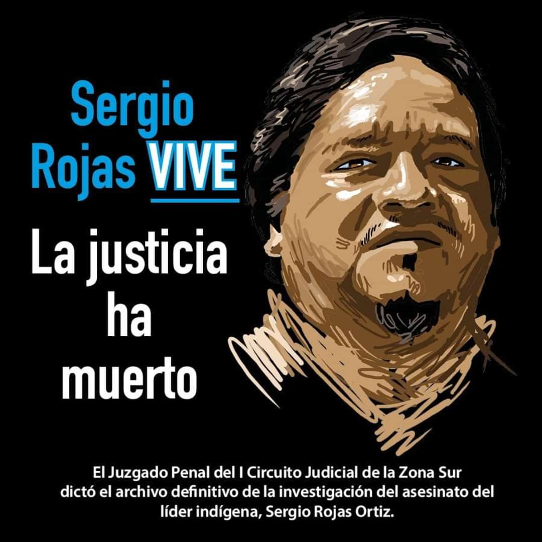 COSTA RICA. Juzgado Penal dictó el archivo definitivo de la investigación del asesinato político contra el dirigente Sergio Rojas Ortíz, clan Uniwak del pueblo Bribri de Salitre