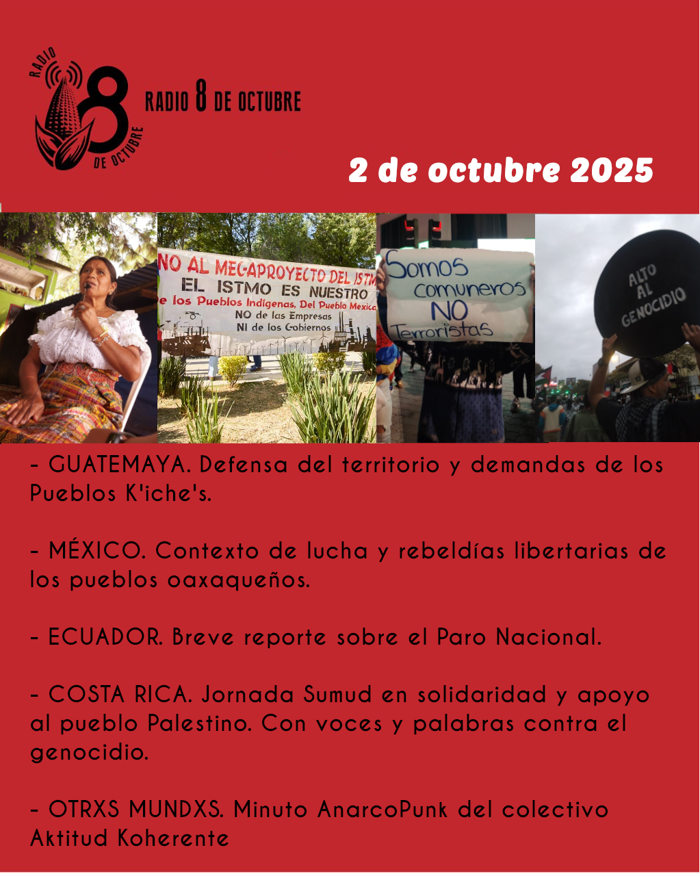 Programa semanal/ edición 02 de octubre 2025