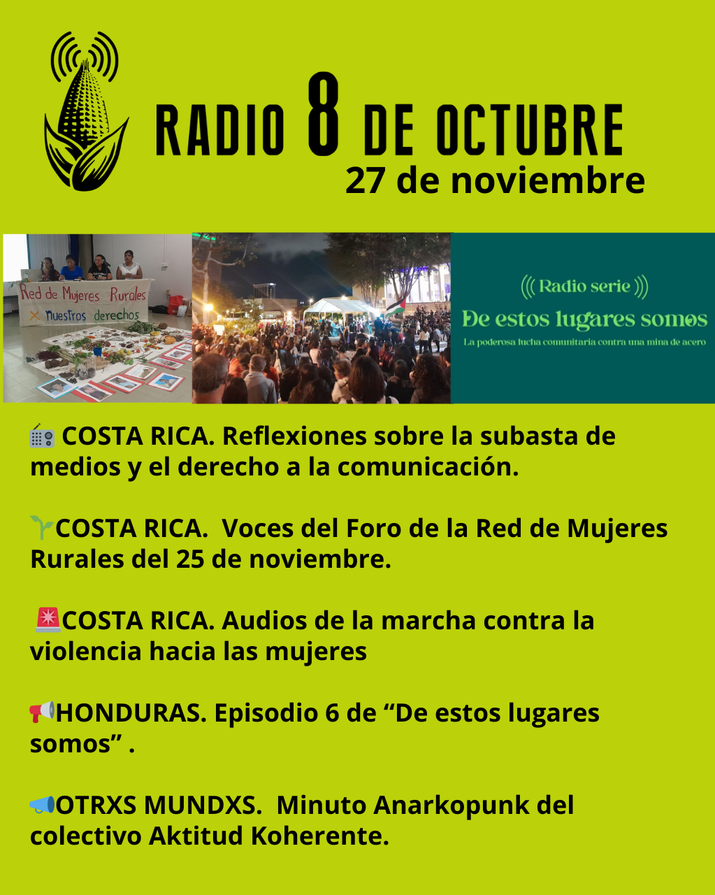 Programa semanal/ edición 27 de noviembre