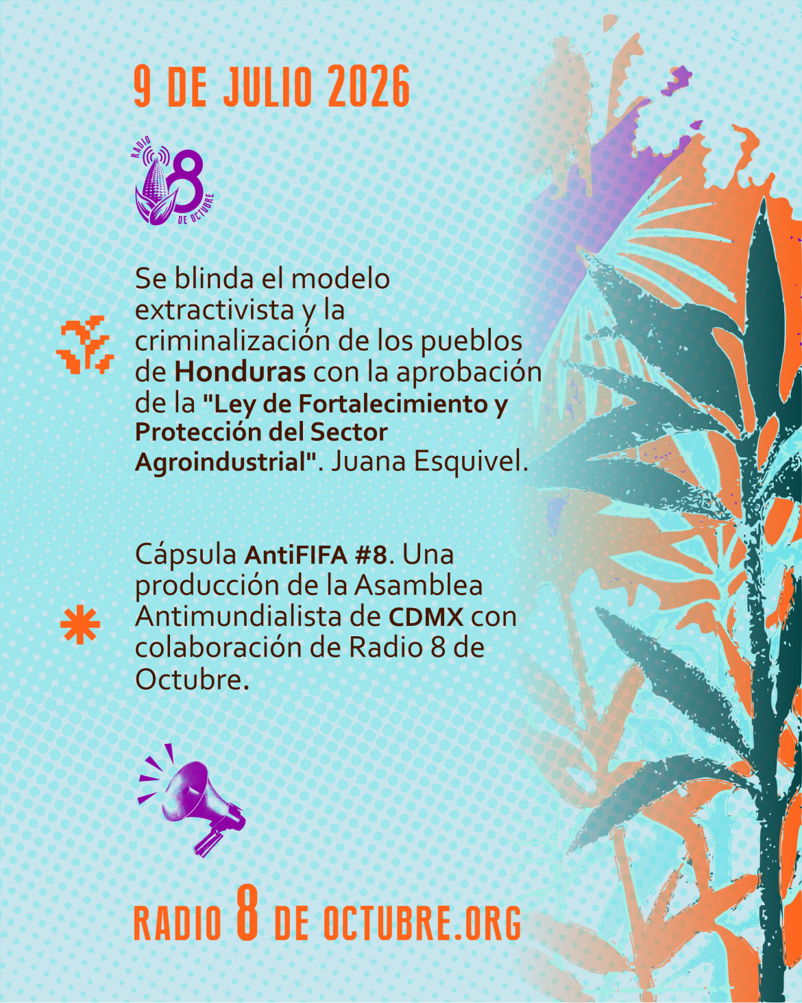 Programa de Radio 8 de Octubre/ 09 de julio 2026